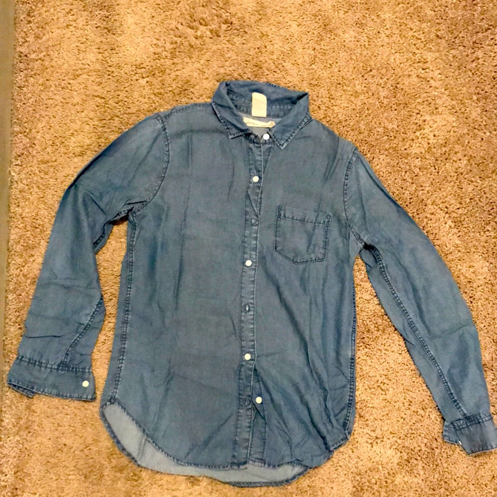 H&M_Denim shirt_size 4